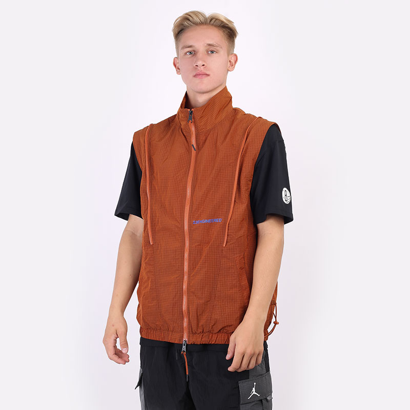 мужская оранжевая куртка Jordan 23 Engineered Woven Jacket DH3288-220 - цена, описание, фото 9